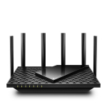 TP-Link | Archer AXE75 V1 - wireless router - Wi-Fi 6 - desktop | 4-port switch | AXE5400 | 2.4 GHz / 5 GHz / 6 GHz