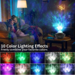 LED projektori lamp, diskopall, t&auml;histaevas, + muusikak&otilde;lar