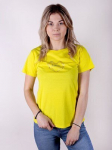 Naiste T-s&auml;rk YoClub PK-079 (Kollane), M