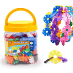 Konstruktor Woopie Flower Disks, 206 tk