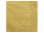 3-kihilised salvr&auml;tikud Gold Metallic 40x40 cm (1 pakk/ 20 tk)