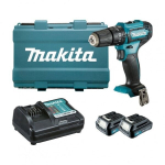 Akul&ouml;&ouml;ktrell-kruvikeeraja Makita HP333DWAE 12V 2X2,0Ah