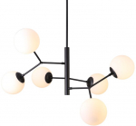 Rippvalgusti G.LUX GM-906/6 mat black