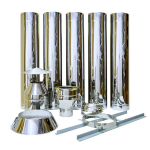 Korstnas&uuml;steem 5 meetrit D160/260mm