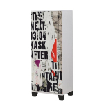 Jalan&otilde;udekapp Kalune Design 869(VIII), valge/must