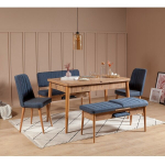 S&ouml;&ouml;gitoa komplekt Kalune Design 869(I), sinine/beež v&auml;rv