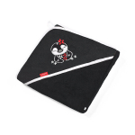 BabyOno r&auml;tik kapuutsiga bambusest 85x85 must, pingviin, 343/02