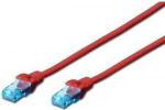 Patchcord v&otilde;rgukaabel Cat 5e Rj45 0,5m punane