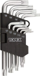 Torx v&otilde;tmete komplekt Т10-Т50, 9tk l&uuml;hikesed