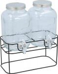 Cuisine Elegance topelt joogidosaator alusega, 2x 4 l