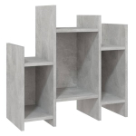 vidaXL kummut, betoonhall, 60 x 26 x 60 cm, puitlaastplaat