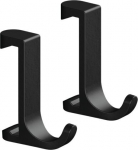 Nagi Hansgrohe WallStoris, mattmust, 2 tk