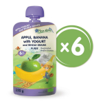 "&Otilde;un ja banaan jogurtiga" orgaaniline p&uuml;ree FLEUR ALPINE, alates 6 elukuust, 120 g x 6