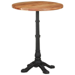 vidaXL bistroolaud, &Oslash;60 x 76 cm, akaatsiapuit