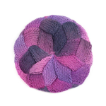 Art of Polo Beret | grafiit, fuksia, violetne, mitmev&auml;rviline cz13122-4