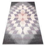 Vaip KAKE 25812757 Geomeetrilinemeetriline - Roma, Kolmnurgad 3D violetne / hall / roosa