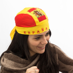 Foulard Bonnet - Hispaania - Kollane - T&auml;iskasvanud - Naistele - Mitmesugune sporditegevus
