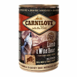 Carnilove Lamb & Wild Boar konserv koertele 400g