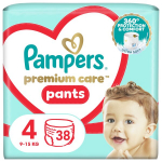 P&uuml;ks-m&auml;hkmed PAMPERS Premium Care Pants, Value Pack, 4 suurus, 38 tk
