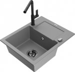 Graniidist k&ouml;&ouml;givalamu Mexen Enzo koos segisti ja sifooniga, Grey+Black