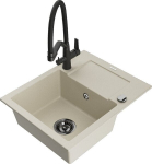 Graniidist k&ouml;&ouml;givalamu Mexen Enzo koos segisti ja sifooniga, Beež+Must