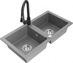 Graniidist k&ouml;&ouml;givalamu Mexen Mario koos segisti ja sifooniga, Grey+Black