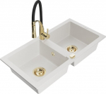 Graniidist k&ouml;&ouml;givalamu Mexen Mario koos segisti ja sifooniga, White+Black/Gold