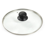 KLAASDEKSEL 0 16 RVS RAND - BAKELIET KNOP - STEAM UITLAAT - VAATWASSERDIPLOMA.