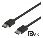 Deltaco DP8K-1030, DisplayPort, 3m