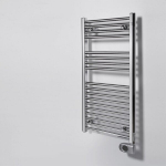 Elektriline vannitoa radiaator Zehnder Aura PBECZ-080-40 / MQ, 80x40cm, kroomi v&auml;rv
