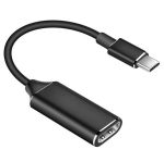 RoGer Multimedia Adapter Type-C to HDMI (4K @ 30Hz, 1080P @ 60Hz) Black