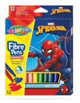 Mahapestavad viltpliiatsid Marvel Spider-Man, 12 v&auml;rvi