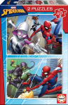 Puzzle Spider-Man - EDUCA - 2x48 t&uuml;kki - Lastele alates 4. eluaastast - Joonisfilm ja koomiksen&auml;itus