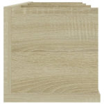 vidaXL CD-seinariiul, Sonoma tamm, 75 x 18 x 18 cm, puitlaastplaat