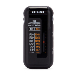 Radio Transistor - Aiwa - R22BK - Musta - AM/FM - Kannettava