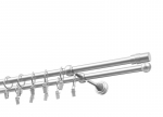 Kahekordne kardinapuu Eliza, 200 cm VII, Matt kroom