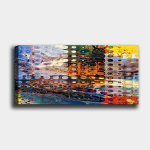 Reproduktsioon l&otilde;uendil Abstraktsioon, 30x80 cm