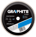 Teemantketas GRAPHITE 57H646, l&auml;bim&otilde;&otilde;t 230mm, sile