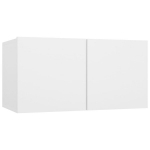 vidaXL seina telerikapp, valge 60 x 30 x 30 cm
