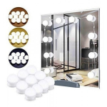 Peegel-LED lambid 10 tk, meigi-/kosmeetikalauale, USB &uuml;hendusega.