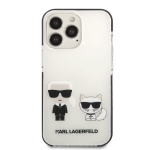 Karl Lagerfeld KLHCP13XTPEKCW iPhone 13 Pro Max 6,7 valge/valge Karl&Choupette