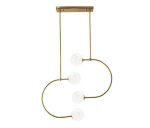 Kuldklaaslamp, App639-4CP