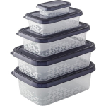 Toiduainete s&auml;ilituspurkide komplekt Branq Ori, 5 tk