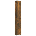 vidaXL vannitoakapp, suitsutatud tamm, 25 x 25 x 170 cm, tehispuit