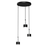 Rippvalgusti ARENA BLACK/SILVER 3xGX53