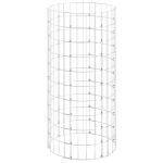 vidaXL ringikujuline gabioon taimelava, tsingitud teras, &Oslash;50 x 100 cm