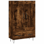 vidaXL k&otilde;rge kapp, suitsutatud tamm, 69,5 x 31 x 115 cm, tehispuit