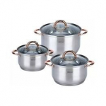 Pottide komplekt KingHoff, 6 osaline