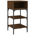 vidaXL &ouml;&ouml;kapp, pruun tamm, 35 x 34,5 x 70 cm, tehispuit