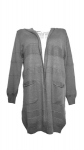 Kardigan kapuutsi ja taskutega naistele, M/L